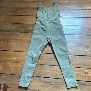 Jed North Olive Green Sleeveless Jumpsuit